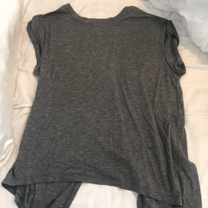 Gray lululemon T-shirt top.